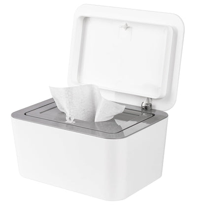 Baby Wipes Dispenser, One-Handed Operation Wipes Container, Grey