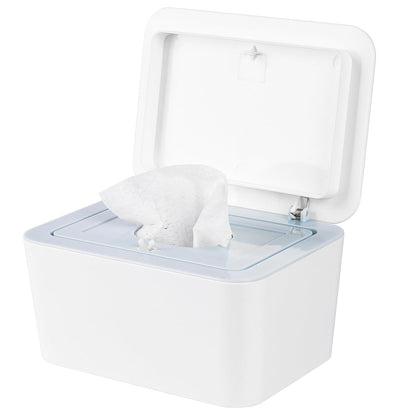 Baby Wipes Dispenser, One-Handed Operation Wipes Container, Grey