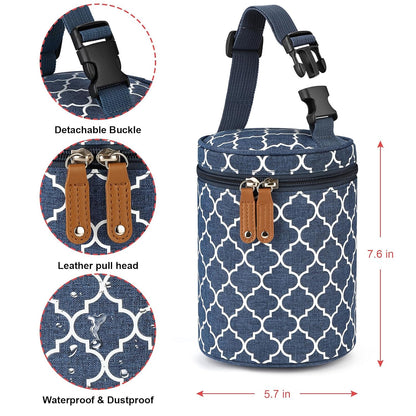 Breastmilk Cooler Bag, Insulated Baby Bottle Cooler Tote Bags for Nursing Mom Daycare