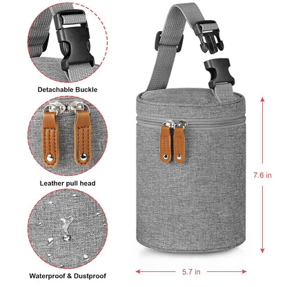 Breastmilk Cooler Bag, Insulated Baby Bottle Cooler Tote Bags for Nursing Mom Daycare