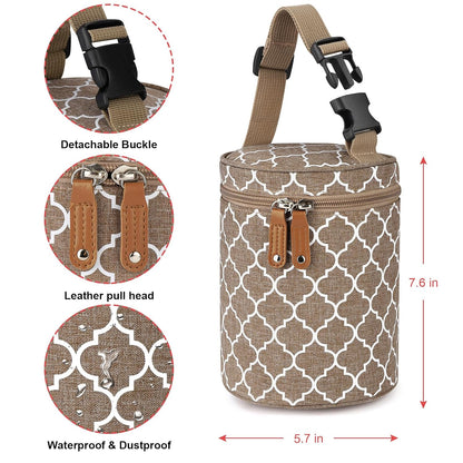 Breastmilk Cooler Bag, Insulated Baby Bottle Cooler Tote Bags for Nursing Mom Daycare