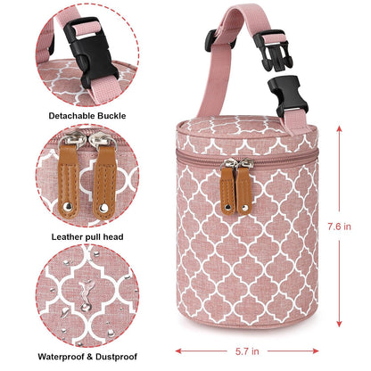 Breastmilk Cooler Bag, Insulated Baby Bottle Cooler Tote Bags for Nursing Mom Daycare