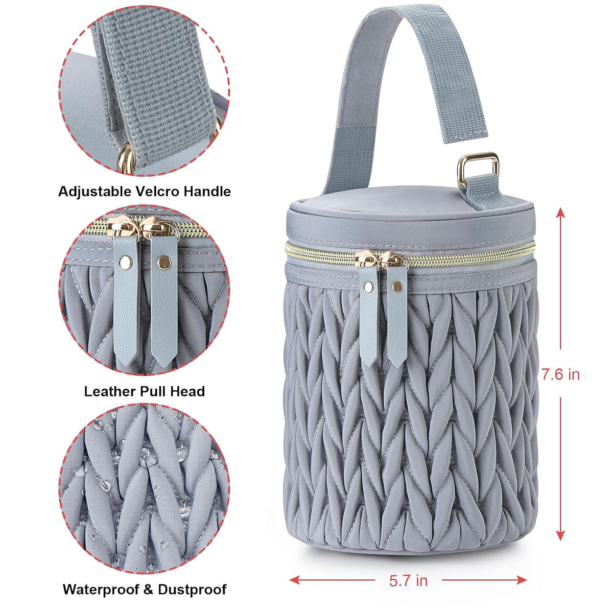 Breastmilk Cooler Bag, Insulated Baby Bottle Cooler Tote Bags for Nursing Mom Daycare