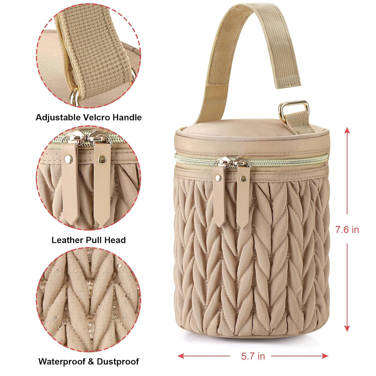 Breastmilk Cooler Bag, Insulated Baby Bottle Cooler Tote Bags for Nursing Mom Daycare