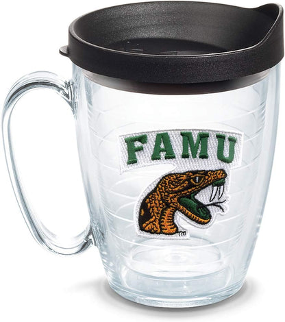 Tervis Made in USA Double Walled University of Alabama Crimson Tide Insulated Tumbler Cup Keeps Drinks Cold & Hot, 16oz Mug, Emblem - Colors D
