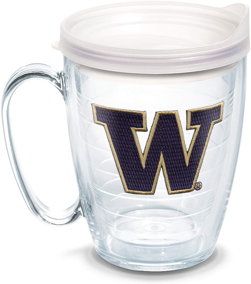 Tervis Made in USA Double Walled University of Alabama Crimson Tide Insulated Tumbler Cup Keeps Drinks Cold & Hot, 16oz Mug, Emblem - Colors D