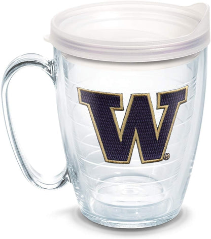 Tervis Made in USA Double Walled University of Alabama Crimson Tide Insulated Tumbler Cup Keeps Drinks Cold & Hot, 16oz Mug, Emblem - Colors D