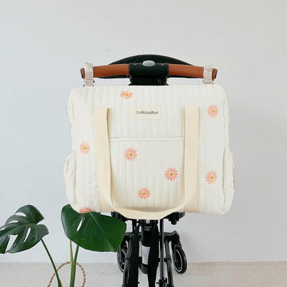 3pc Diaper Bag Tote Set, Hospital Bag for Labor & Delivery, Maternity Travel Bag with Changing Pad & Pacifier Case