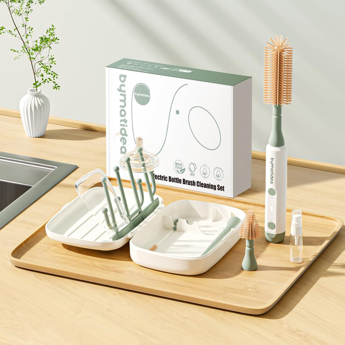 Electric Baby Bottle Brush Cleaner