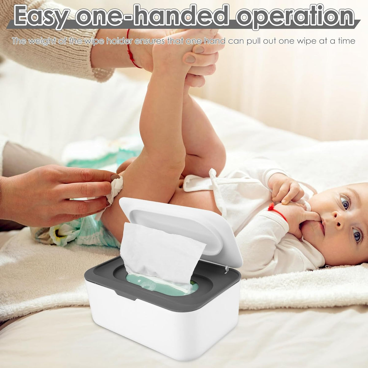 2Pack Wipes Box Dispenser Baby Wipe Container Wipe Dispenser For Bathroom Sealing Design Keeps Fresh Easy Open Dustproof Wet Tissue For Home