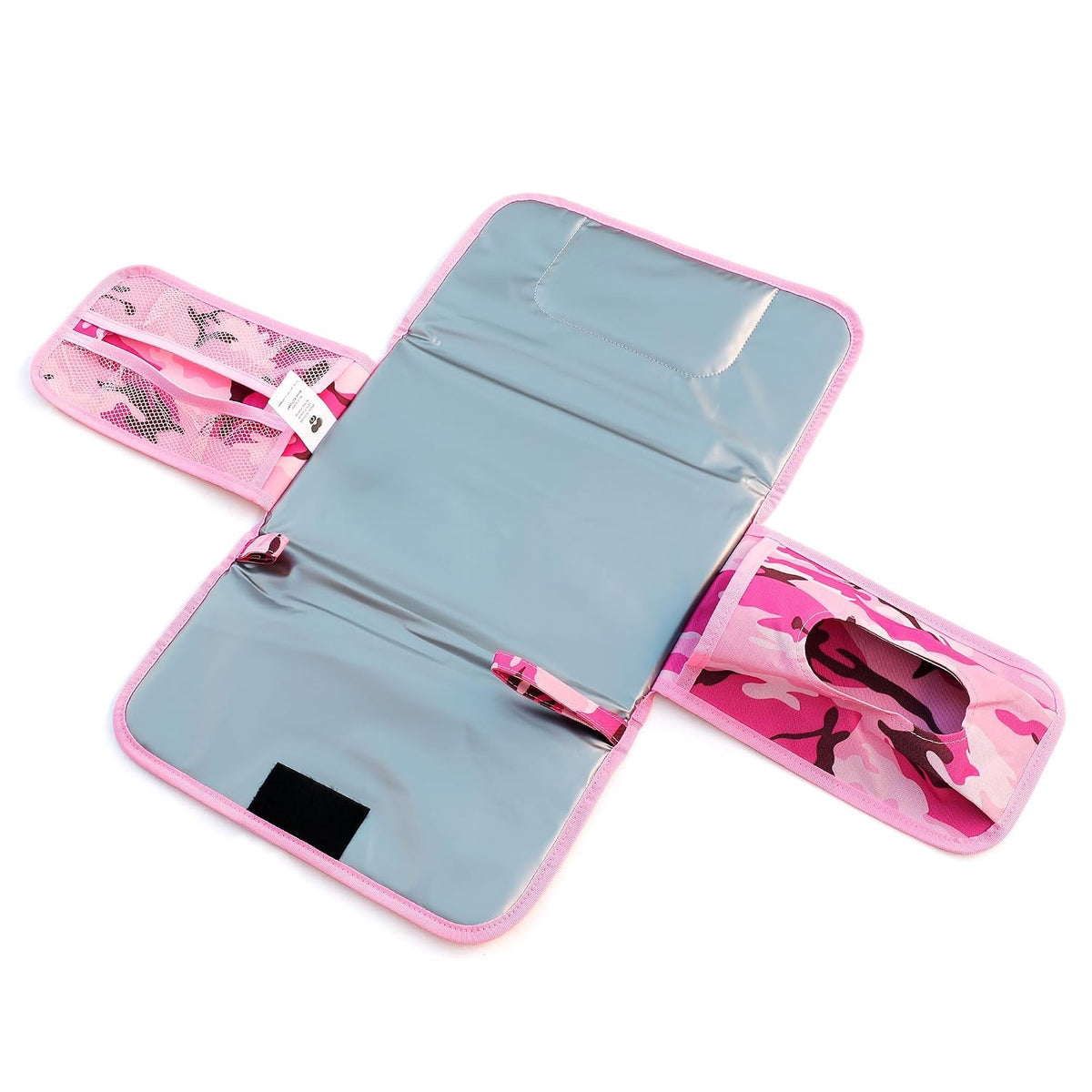 Black Grey Baby Camo Portable Diaper Changing Pad Waterproof Travel Mat