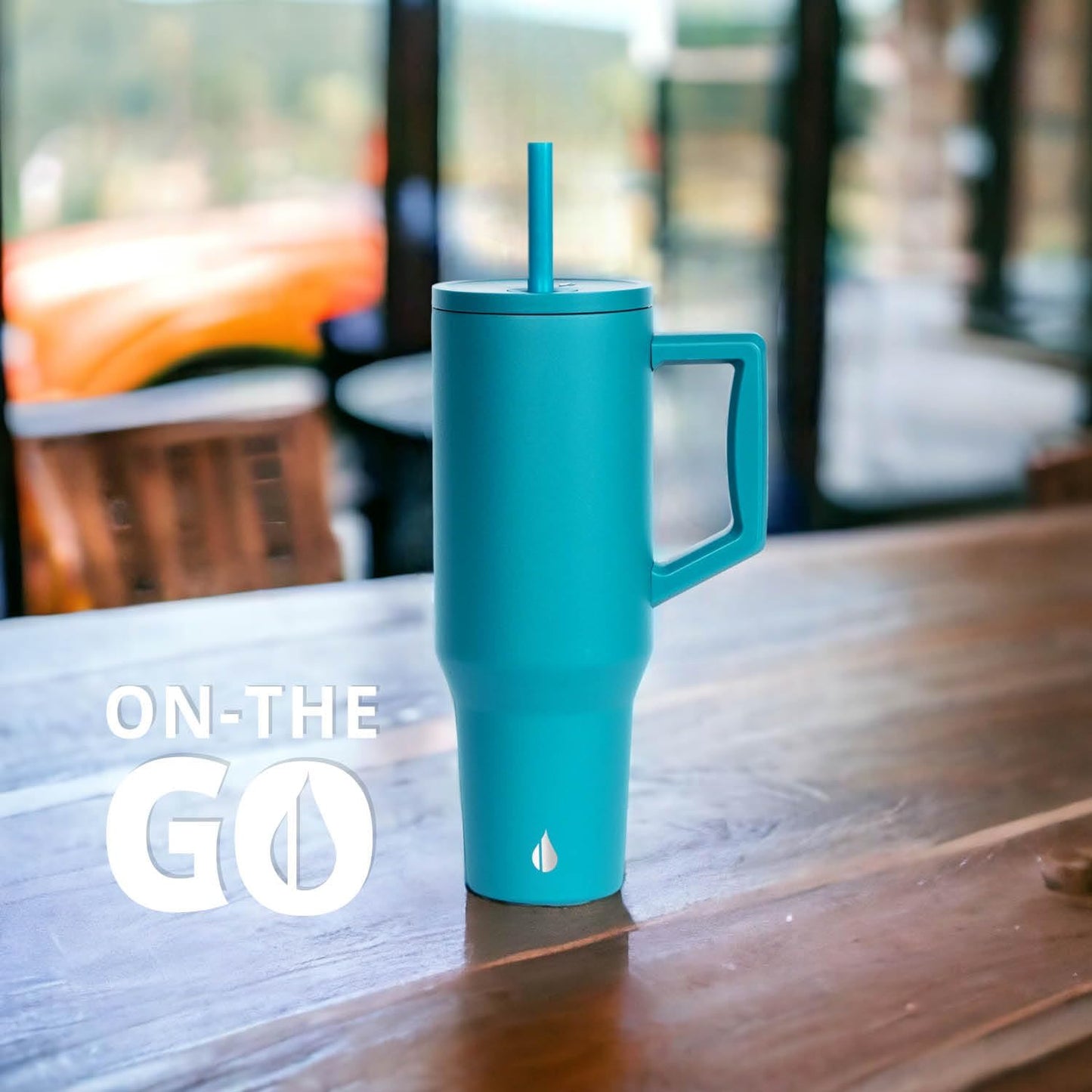 100% Leak Proof 32oz Tumbler with Handle & Straw Travel Mug | Stainless Steel Double Wall Insulated Tumbler for Hot and Cold Beverages with Sip & Straw Lid - Colors A