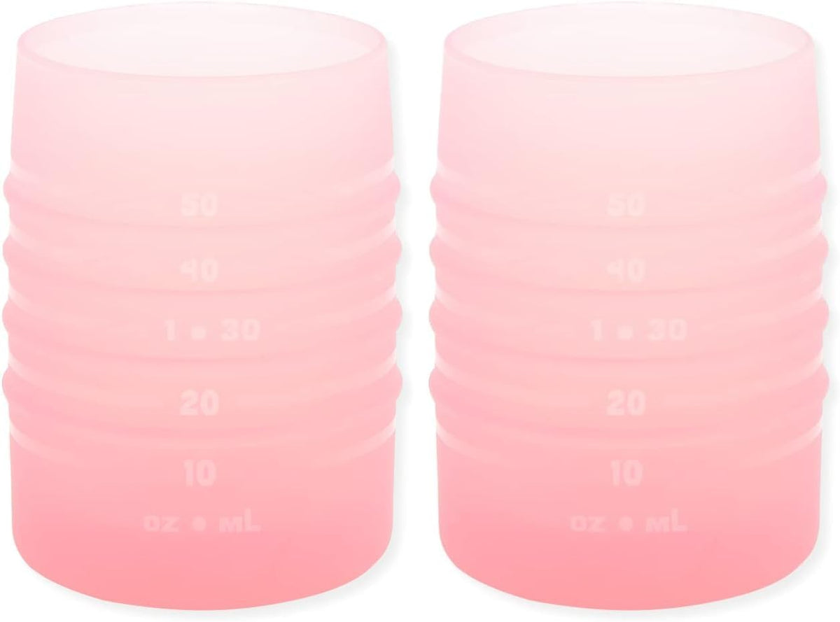 Baby and Toddler Cups, Sippy Cup with Straw, Spill Proof, Transition Cup for Babies Ages 1 Year, Safely Sip from Lid, Straw or Cup, First Year Supplies, Platinum Silicone, Holds 7oz, Gray