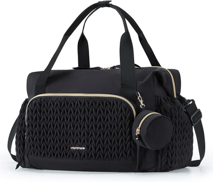 Diaper Bag Tote Large Travel Baby Bag with Pacifier Case