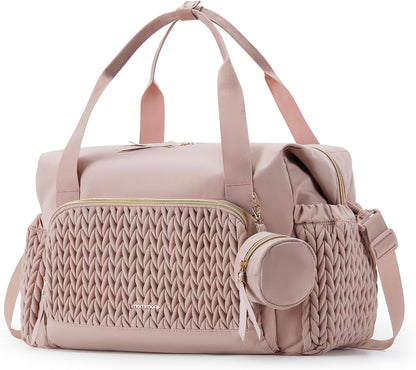 Diaper Bag Tote Large Travel Baby Bag with Pacifier Case