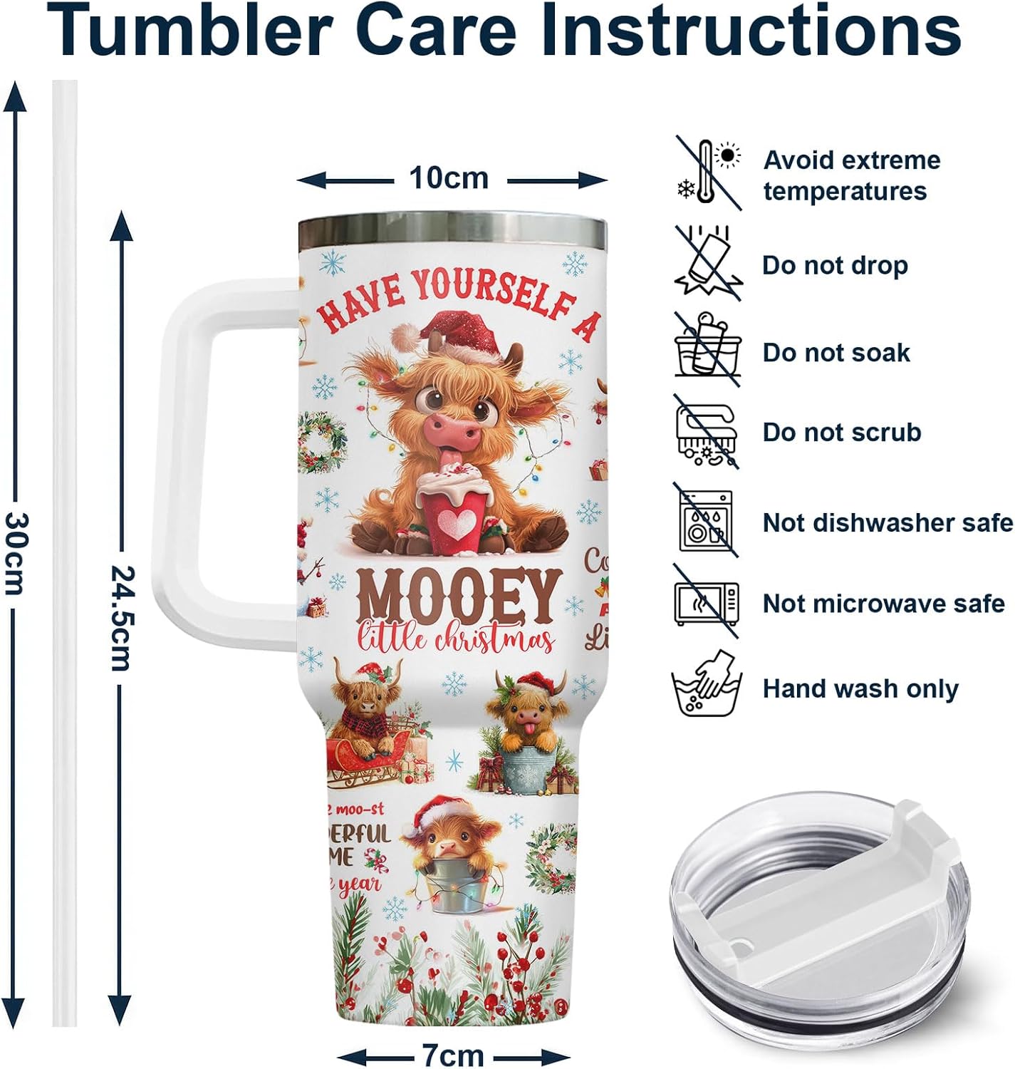 Funny Cow Forgot What Was 40 oz Tumbler with Handle, Cow Lover Gift | Ranch Lover Gift, Heifer Ranch Farmhouse Cattle Moo Barnyard Humor Witty Hilarious Comedy Tumbler