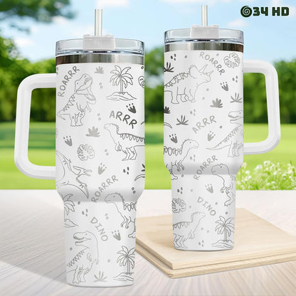 Funny Cow Forgot What Was 40 oz Tumbler with Handle, Cow Lover Gift | Ranch Lover Gift, Heifer Ranch Farmhouse Cattle Moo Barnyard Humor Witty Hilarious Comedy Tumbler