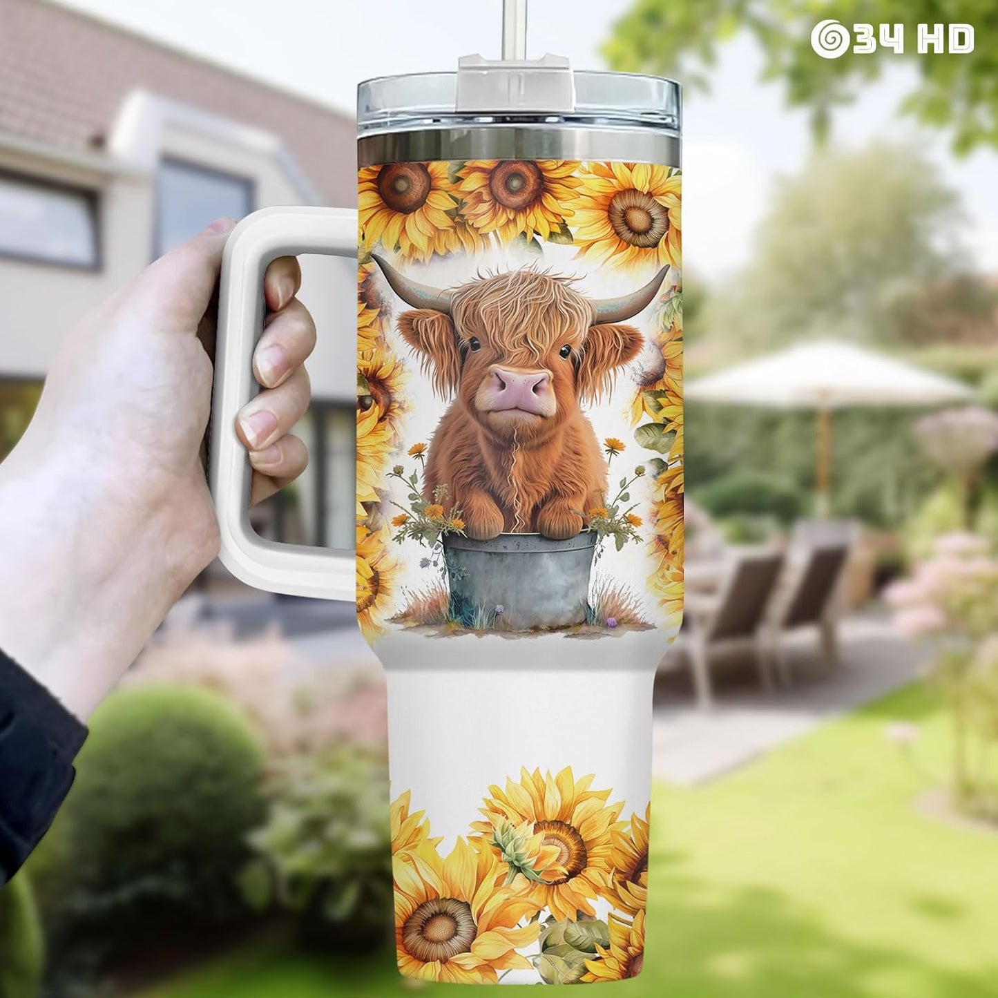 Funny Cow Forgot What Was 40 oz Tumbler with Handle, Cow Lover Gift | Ranch Lover Gift, Heifer Ranch Farmhouse Cattle Moo Barnyard Humor Witty Hilarious Comedy Tumbler