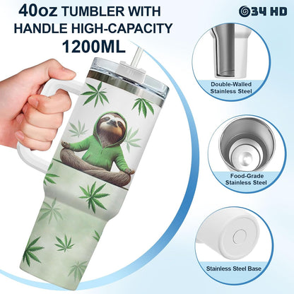 Funny Cow Forgot What Was 40 oz Tumbler with Handle, Cow Lover Gift | Ranch Lover Gift, Heifer Ranch Farmhouse Cattle Moo Barnyard Humor Witty Hilarious Comedy Tumbler
