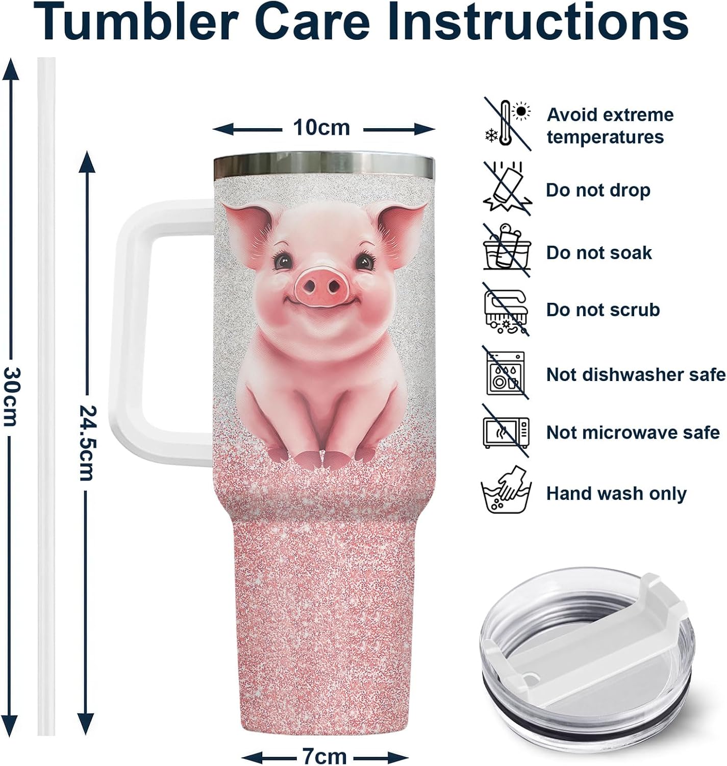 Funny Cow Forgot What Was 40 oz Tumbler with Handle, Cow Lover Gift | Ranch Lover Gift, Heifer Ranch Farmhouse Cattle Moo Barnyard Humor Witty Hilarious Comedy Tumbler