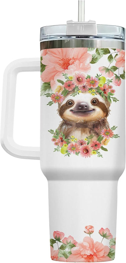 Funny Cow Forgot What Was 40 oz Tumbler with Handle, Cow Lover Gift | Ranch Lover Gift, Heifer Ranch Farmhouse Cattle Moo Barnyard Humor Witty Hilarious Comedy Tumbler