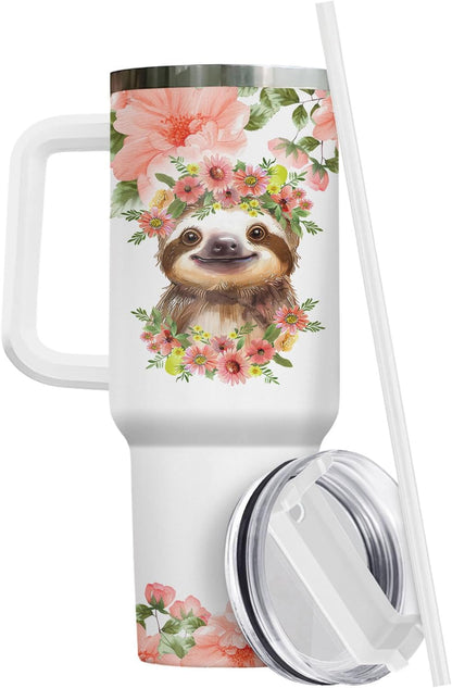 Funny Cow Forgot What Was 40 oz Tumbler with Handle, Cow Lover Gift | Ranch Lover Gift, Heifer Ranch Farmhouse Cattle Moo Barnyard Humor Witty Hilarious Comedy Tumbler