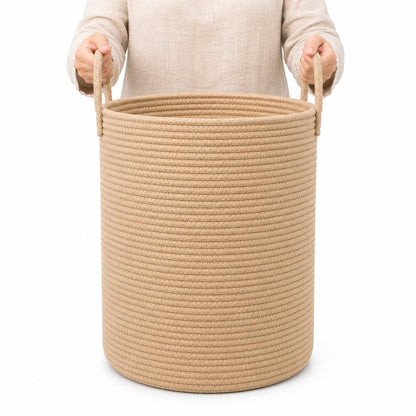 Rainbow Toy Basket & Blanket Storage Bin, Nursery 20x13"