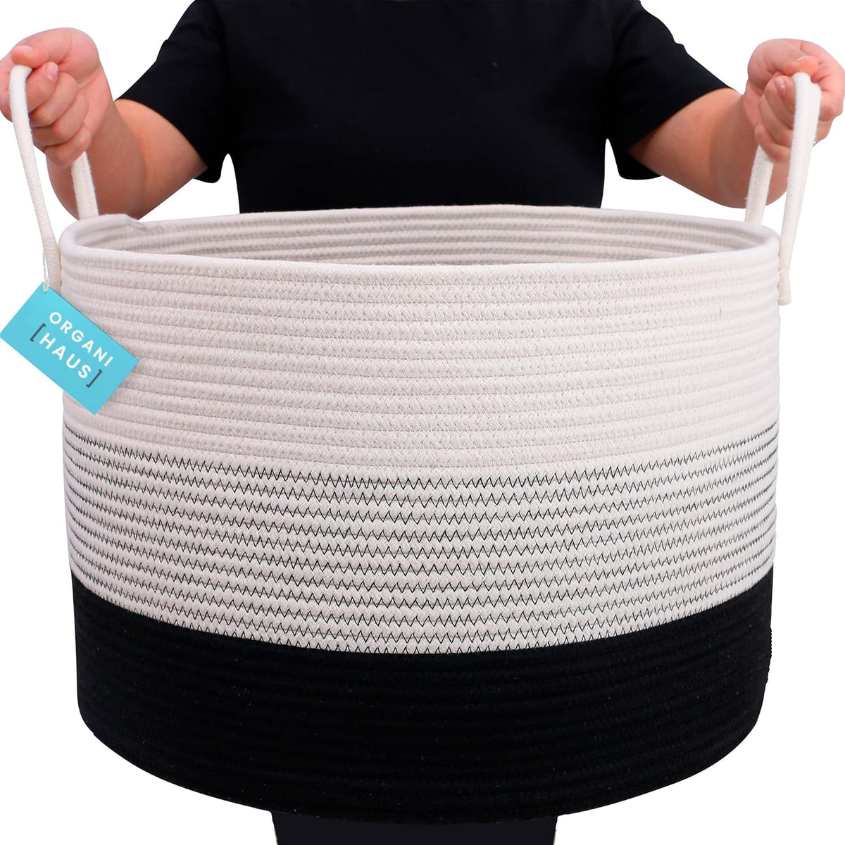 Rainbow Toy Basket & Blanket Storage Bin, Nursery 20x13"