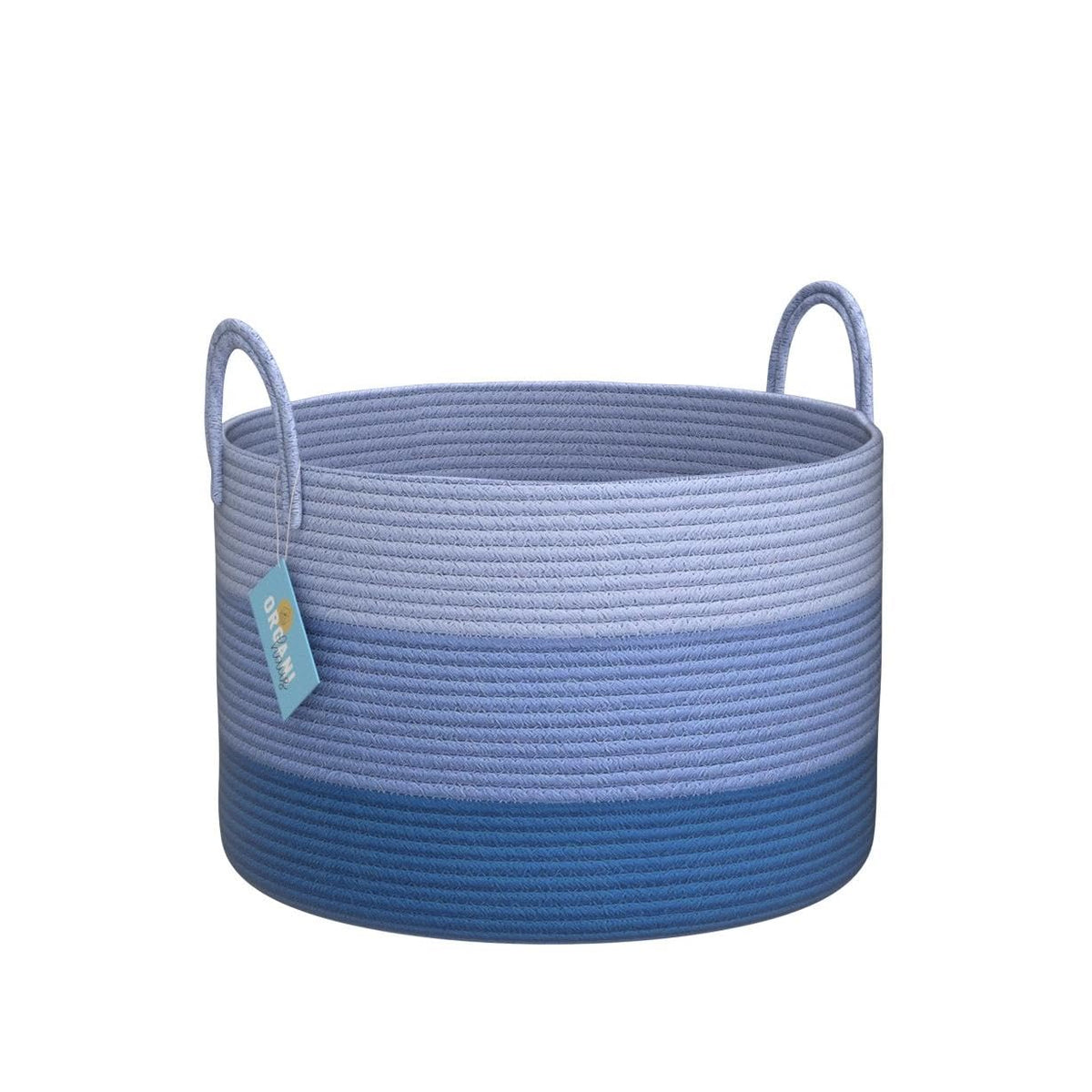 Rainbow Toy Basket & Blanket Storage Bin, Nursery 20x13"