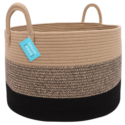 Rainbow Toy Basket & Blanket Storage Bin, Nursery 20x13"