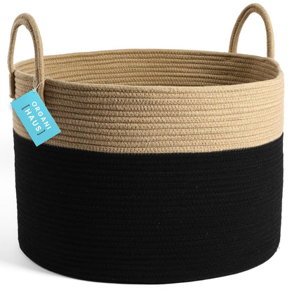 Rainbow Toy Basket & Blanket Storage Bin, Nursery 20x13"
