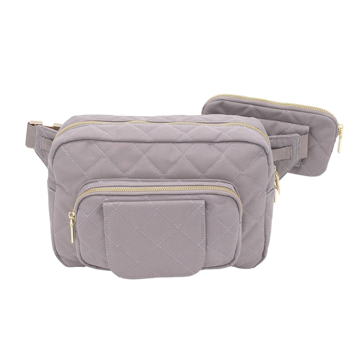 ® Small Diaper Bag - Mini Diaper Bag with Portable Changing Pad, Fanny Pack Crossbody Bags for Baby & Toddler, Beige Travel-Friendly Baby Tote with Adjustable Strap & Zippered Pockets