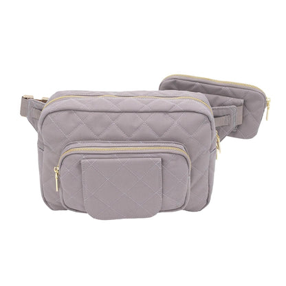 ® Small Diaper Bag - Mini Diaper Bag with Portable Changing Pad, Fanny Pack Crossbody Bags for Baby & Toddler, Beige Travel-Friendly Baby Tote with Adjustable Strap & Zippered Pockets