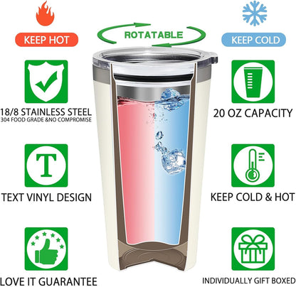 Dumpster Fire Tumbler - 20oz Stainless Steel coffee Mug Tumbler, Christmas Gifts for Women Friends Coworkers Employees, Funny Office Decor Desk Accessories Gifts for Coworkers, Everything Is Fine Mug