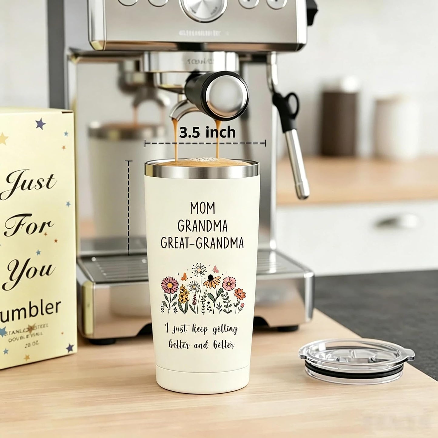 Dumpster Fire Tumbler - 20oz Stainless Steel coffee Mug Tumbler, Christmas Gifts for Women Friends Coworkers Employees, Funny Office Decor Desk Accessories Gifts for Coworkers, Everything Is Fine Mug