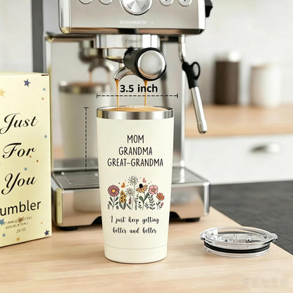 Dumpster Fire Tumbler - 20oz Stainless Steel coffee Mug Tumbler, Christmas Gifts for Women Friends Coworkers Employees, Funny Office Decor Desk Accessories Gifts for Coworkers, Everything Is Fine Mug