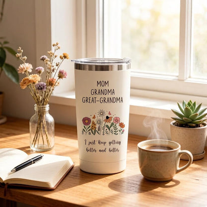 Dumpster Fire Tumbler - 20oz Stainless Steel coffee Mug Tumbler, Christmas Gifts for Women Friends Coworkers Employees, Funny Office Decor Desk Accessories Gifts for Coworkers, Everything Is Fine Mug