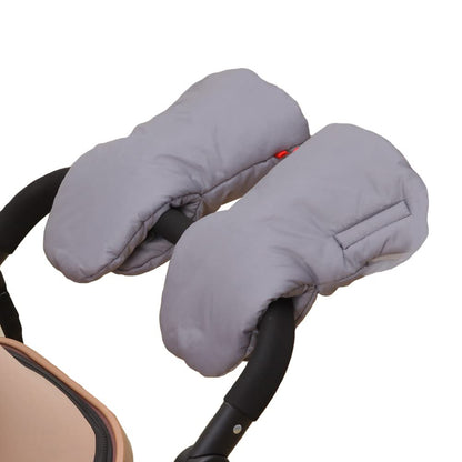 Stroller Hand Muffs Thick Warm Stroller Gloves Waterproof Anti-Freeze Pushchair Hand Warmer Universal for Pram Stroller Buggy for Parent Caregiver