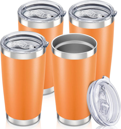 20 oz Tumbler with Lid Stainless Steel Insulated Tumblers Cups Travel Mug | Double Wall Vacuum, Powder Coated, Keep Drinks Cold and Hot, Waterproof Lid, Fit of Car Cup Holders, Grey
