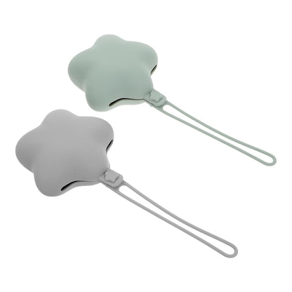 2pcs Silicone Pacifier Holder Case Portable and Dustproof Storage Pouch for Boys and Small Items Organizer Suitable for Home and Multi Scene Use