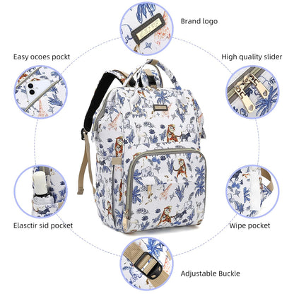 Diaper Bag Backpack, Diaper Bags for Baby Girls Boys, Baby Bags for Moms Dads, Nappy Changing Bag with Insulated Pockets,Multi-functional Waterproof Backpack with Stroller straps -Pink light pink