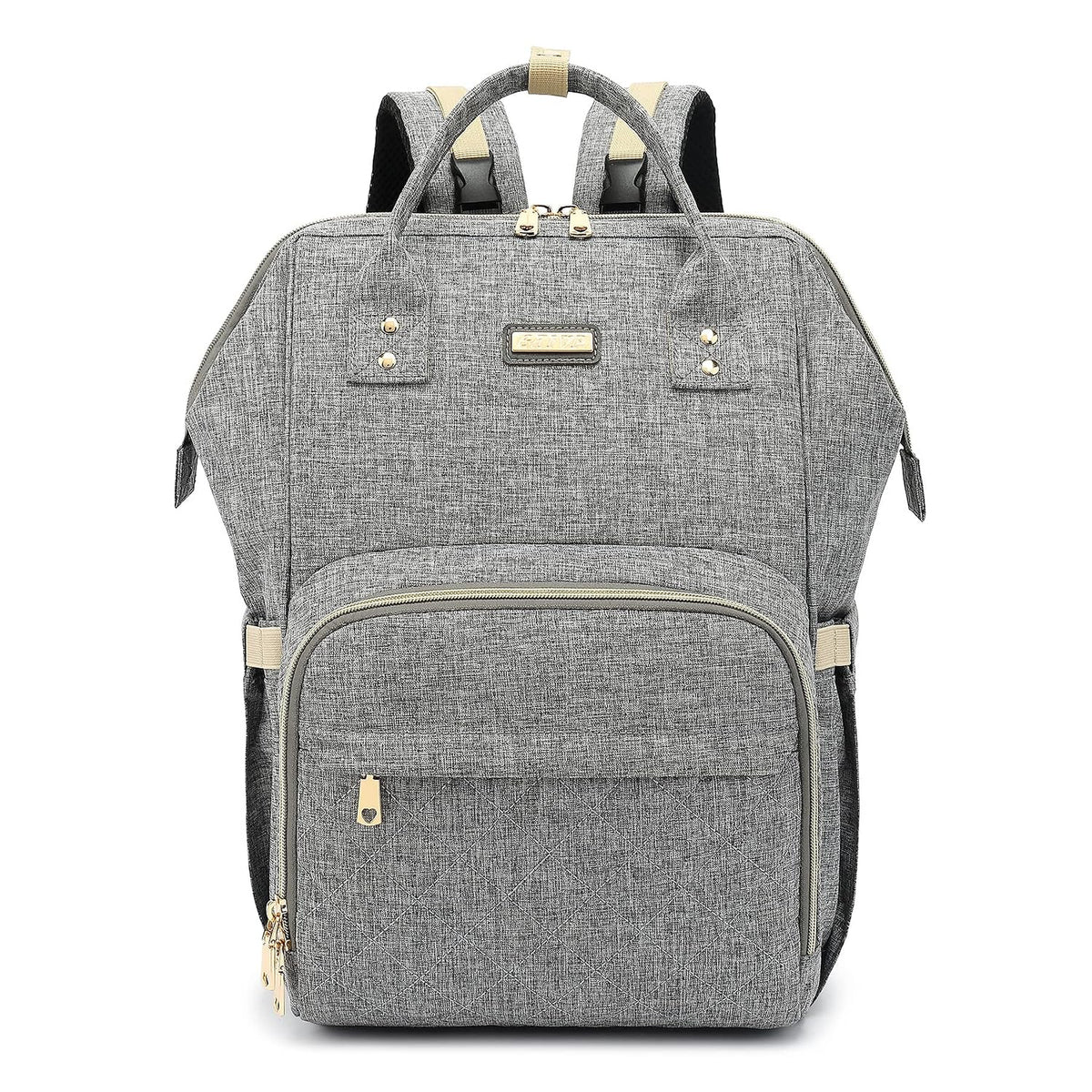 Diaper Bag Backpack, Diaper Bags for Baby Girls Boys, Baby Bags for Moms Dads, Nappy Changing Bag with Insulated Pockets,Multi-functional Waterproof Backpack with Stroller straps -Pink light pink