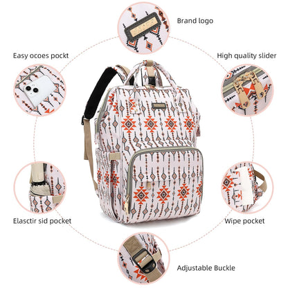 Diaper Bag Backpack, Diaper Bags for Baby Girls Boys, Baby Bags for Moms Dads, Nappy Changing Bag with Insulated Pockets,Multi-functional Waterproof Backpack with Stroller straps -Pink light pink