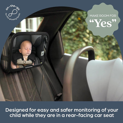 Baby Car Mirror - Rear Facing Mirror - 360° Adjustable