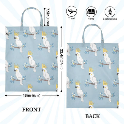 Parrots Leave Waterproof Travel Laundry Bag Easy Care 2 Packs