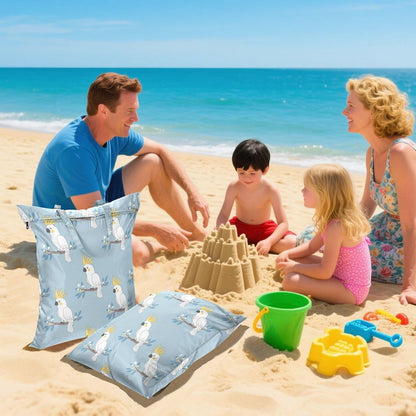 Parrots Leave Waterproof Travel Laundry Bag Easy Care 2 Packs