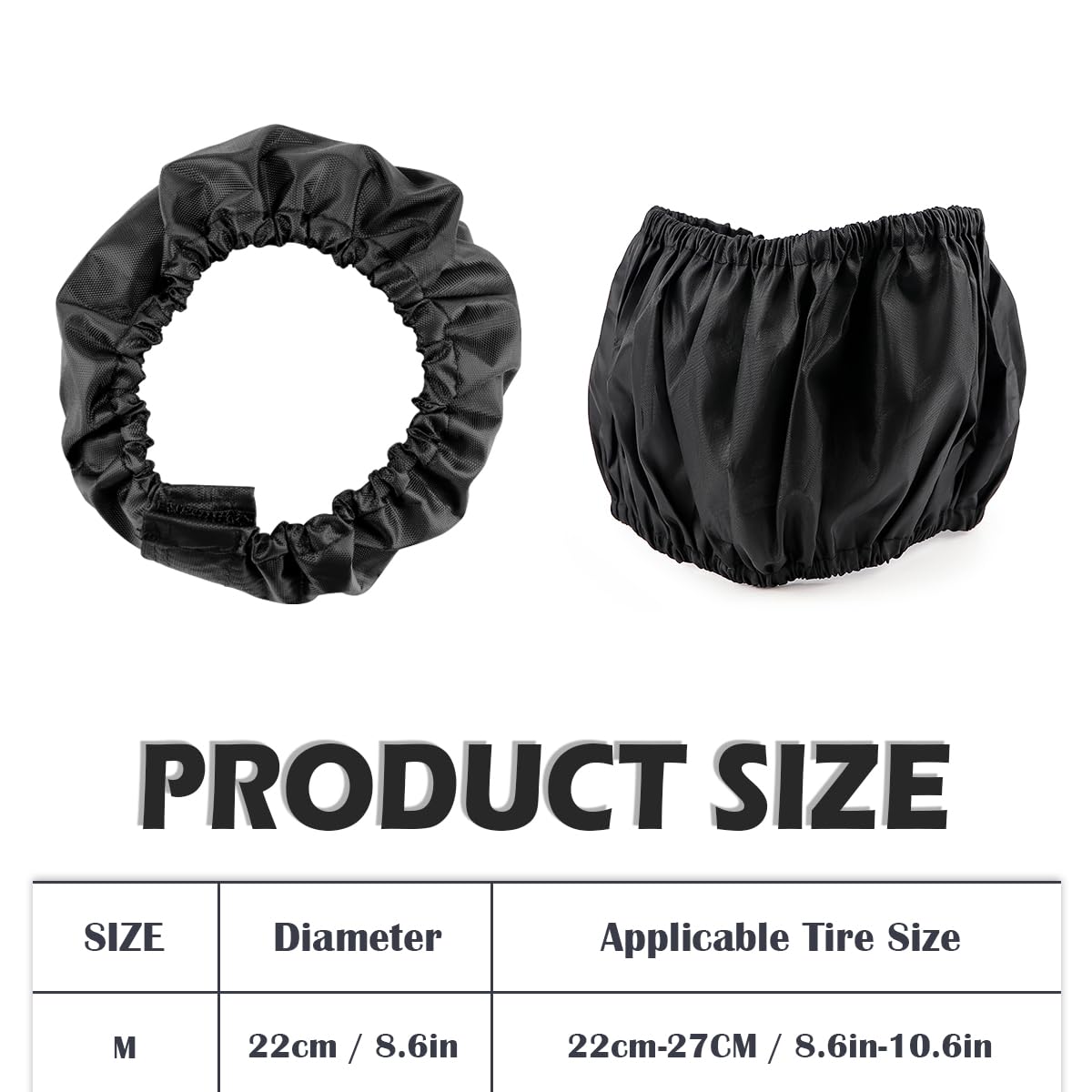 4 Pcs Stroller Wheel Protection Covers, Wheelchair Tire Protector for Baby Stroller Jogger Wheels (Small) (Front Wheel)