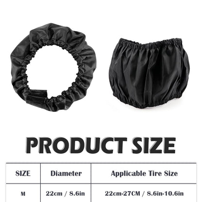4 Pcs Stroller Wheel Protection Covers, Wheelchair Tire Protector for Baby Stroller Jogger Wheels (Small) (Front Wheel)