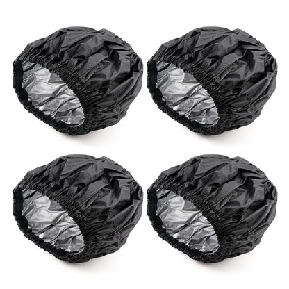 4 Pcs Stroller Wheel Protection Covers, Wheelchair Tire Protector for Baby Stroller Jogger Wheels (Small) (Front Wheel)