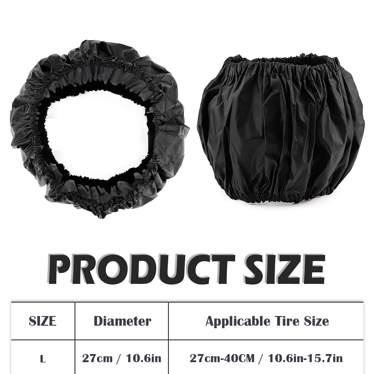 4 Pcs Stroller Wheel Protection Covers, Wheelchair Tire Protector for Baby Stroller Jogger Wheels (Small) (Front Wheel)